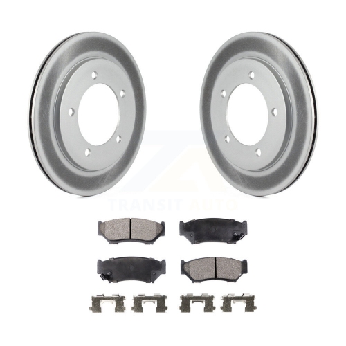 Image 1 of 10.. Front Coated Disc Brake Rotor & Semi-Metallic Pad Kit For Chevrolet Tracker Suzuki Vitara KGF-100013