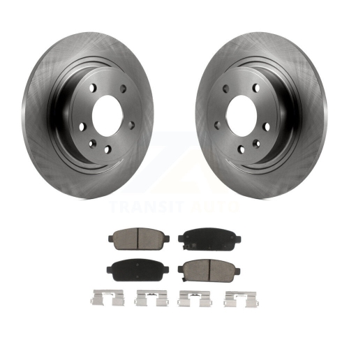Image 1 of 10.. Rear Brake Rotor & Ceramic Pad Kit For Chevrolet Cruze Buick Verano Orlando Volt Cadillac K8C-101640