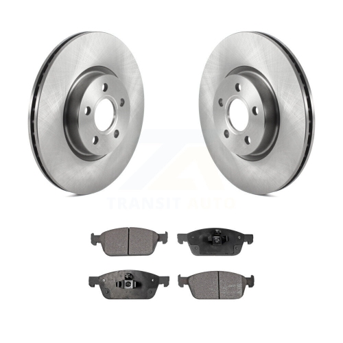 Image 1 of 10.. Front Disc Brake Rotors And Ceramic Pads Kit For Ford Transit Connect K8T-103832