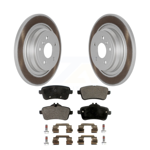 Image 1 of 10.. Rear Coated Disc Brake Rotor Ceramic Pad Kit For Mercedes-Benz ML350 GLE350 ML250 GLE300d KGT-101644