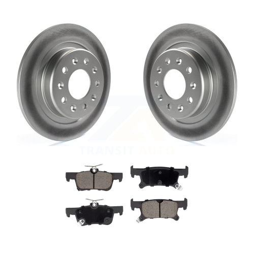 Image 1 de 10.. Kit de plaquettes en céramique pour disques de frein à revêtement arrière pour Envision de Buick avec diamètre 288&nbsp;mm KGC-101698