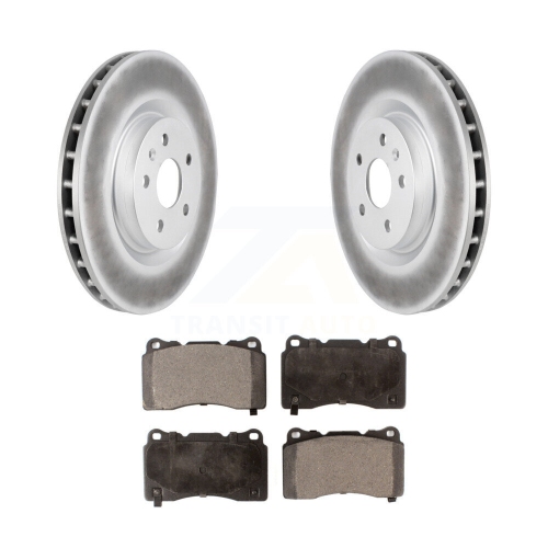Image 1 of 10.. Front Coated Disc Brake Rotors And Ceramic Pads Kit For Pontiac G8 Buick Regal KGT-100056