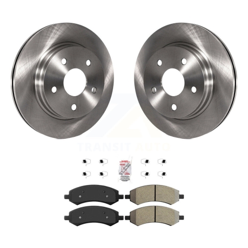 Image 1 de 10.. Kit de plaquettes semi-métalliques de disque de frein avant pour Ram 1500 Classic Dodge Chrysler Aspen Durango 8&nbsp;A-104289