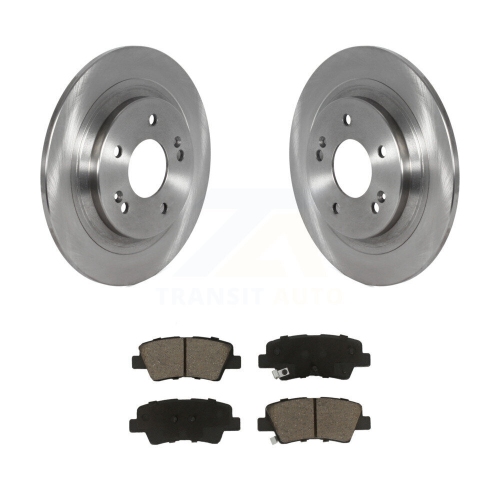 Image 1 de 10.. Ensemble disque de frein arrière et tampon en céramique pour Hyundai Kona 22-23 à TI avec frein de stationnement électrique K8C-103309