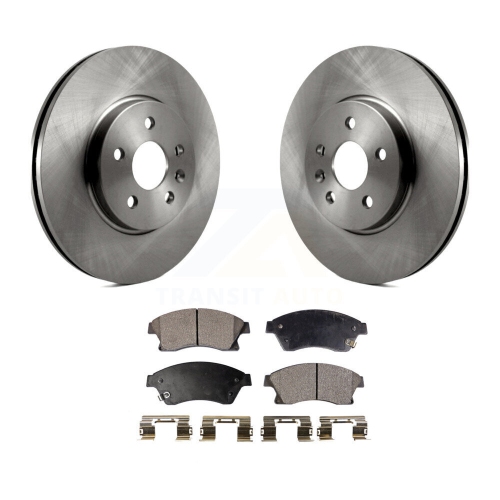 Image 1 de 10.. Disques de frein avant et plaquettes en céramique pour Sonic RS K8T-100089 2013-2014 de Chevrolet