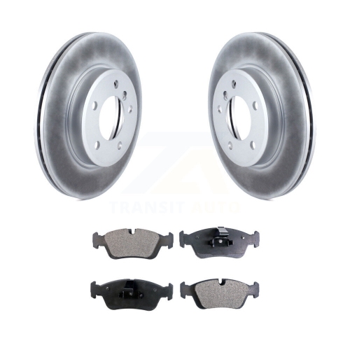 Image 1 of 10.. Front Coated Brake Rotor & Semi-Metallic Pad Kit For BMW Z4 325i 325Ci 320i 325xi Z3 328i KGF-100238