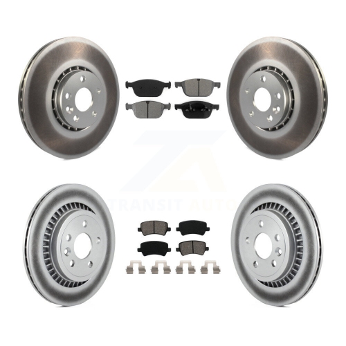 Image 1 de 10.. Disques de frein à disque recouverts à l'avant et plaquettes semi-métalliques pour Volvo XC60 KGS-101049 2010-2015