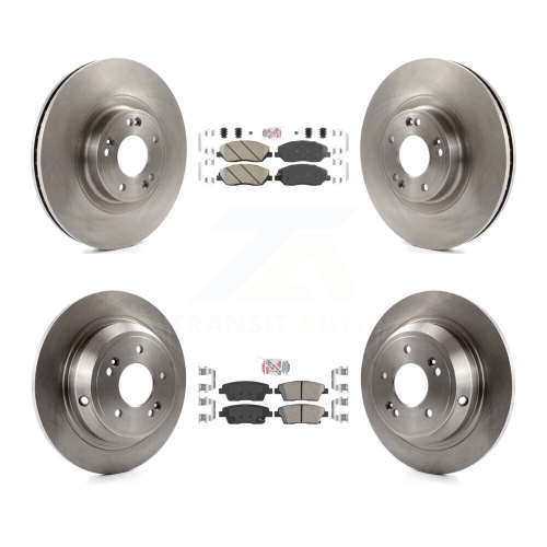 Image 1 de 10.. Plaquettes et disques de frein arrière en céramique à l'avant pour Hyundai Genesis 3,8&nbsp;L K8&nbsp;A-106485 2012