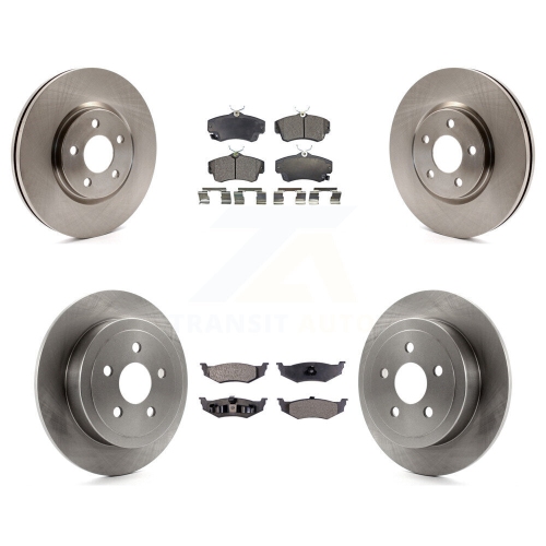 Image 1 of 10.. Front Rear Brake Rotor And Ceramic Pad Kit For 2008-2009 Chrysler PT Cruiser Turbocharged K8T-101021