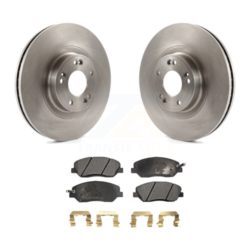 Image 1 de 10.. Disques de frein avant et plaquettes semi-métalliques pour Hyundai Genesis 3,8&nbsp;L K8F-100545 2012