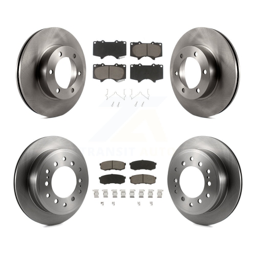 Image 1 de 10.. Disques de frein arrière avant et plaquettes en céramique pour Toyota Sequoia K8C-101431