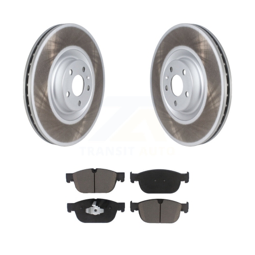 Image 1 de 10.. Kit de plaquettes de frein recouvertes de revêtement avant pour Volvo XC90 avec diamètre 366&nbsp;mm KGC-100082
