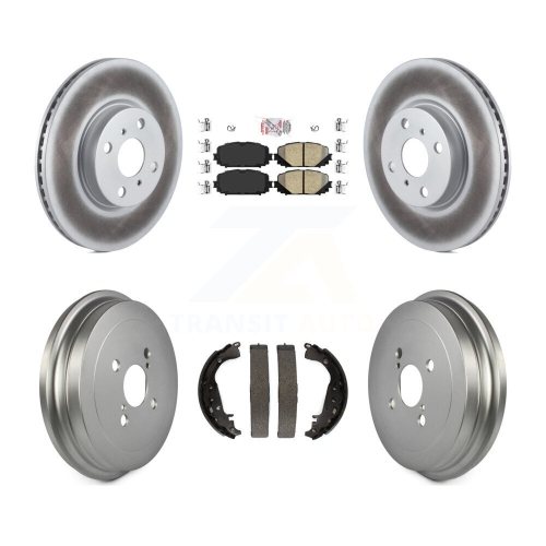 Image 1 de 10.. Disque de frein arrière avant, tampon en céramique et tambour enduit pour Toyota Yaris se KGA-104308 2012-2013
