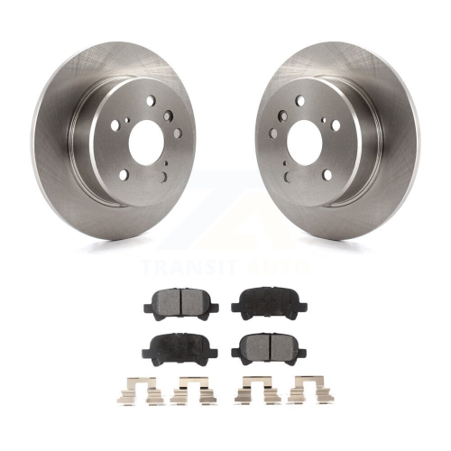 Image 1 de 10.. Disques de frein arrière et plaquettes semi-métalliques pour Toyota Avalon K8F-101720 2000-2004