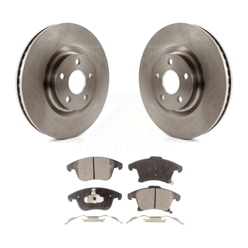 Image 1 of 10.. Front Disc Brake Rotor Semi-Metallic Pad Kit For Ford Police Responder Hybrid SSV Plug-In K8F-102651