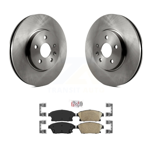 TRANSIT AUTO  Front Disc Brake Rotors And Ceramic Pads Kit for 2013-2017 Chevrolet Trax Buick Encore K8A-104724