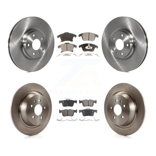 Image 1 de 10.. Disques de frein arrière avant et plaquettes semi-métalliques pour Ford Fusion Lincoln MKZ K8F-100913