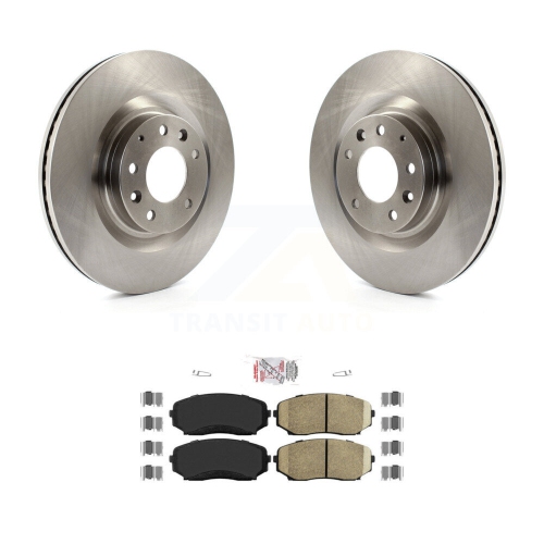 Image 1 of 10.. Front Disc Brake Rotors And Ceramic Pads Kit For 2007-2015 Mazda CX-9 K8A-104485
