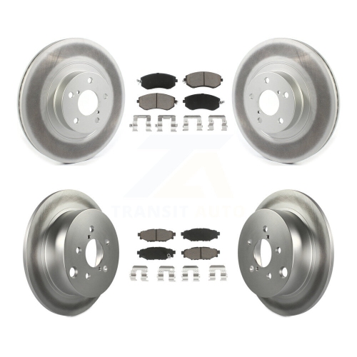Image 1 de 10.. Disques de frein à disque et plaquettes de céramique à revêtement arrière pour Subaru Forester XV Crosstrek KGC-100908