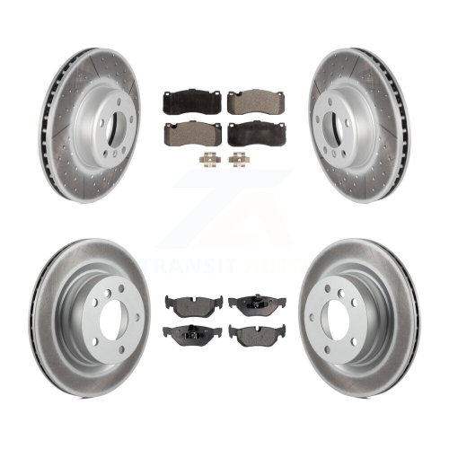 Plaquettes de frein avant arrière pour BMW 328i avec rotor 340&nbsp;mm de diamètre KGT-101267