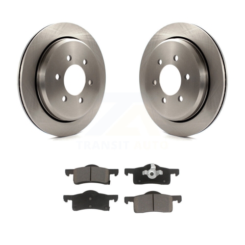 CMX  Rear Disc Brake Rotor And Ceramic Pad Kit for 2003-2006 Ford Expedition Lincoln Navigator K8C-101799