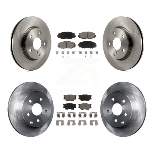 CMX  Front Rear Disc Brake Rotors And Ceramic Pads Kit for Toyota Rav4 Lexus Hs250H K8C-100810