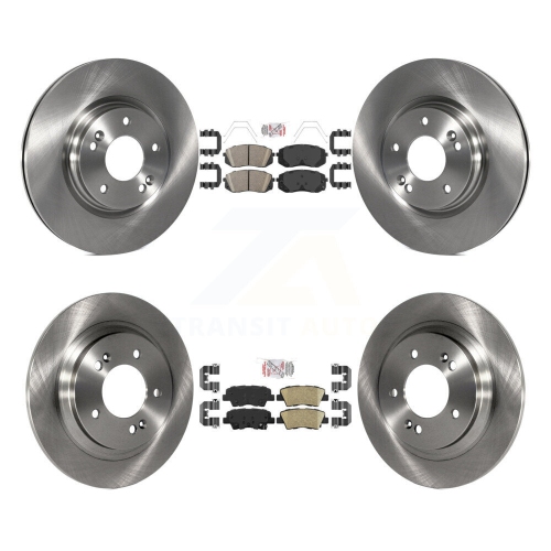 Front Rear Ceramic Pads And Disc Brake Rotors Kit For Hyundai Elantra GT K8A-102813