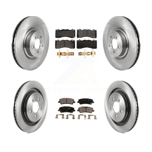 Disques de frein arrière avant et plaquettes en céramique pour Ford Mustang avec freins Brembo K8T-103858