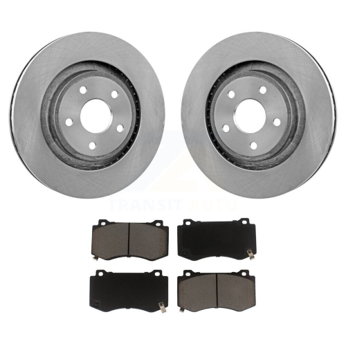 CMX  Front Disc Brake Rotors And Ceramic Pads Kit for 2006-2010 Jeep Grand Cherokee Srt8 K8C-100142