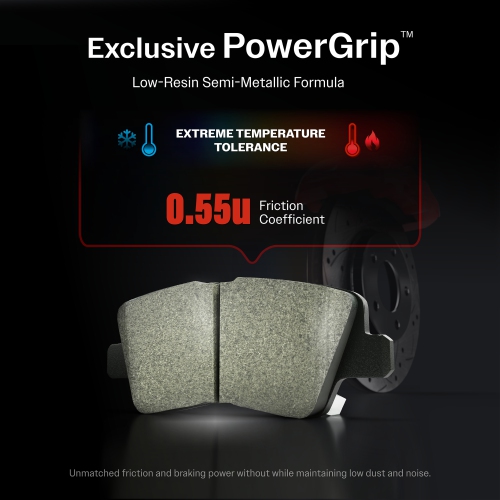 Rear Brake Rotor And Semi-Metallic Pad Kit For Ford E-350 Super Duty E-250 Econoline Club K8F-101584