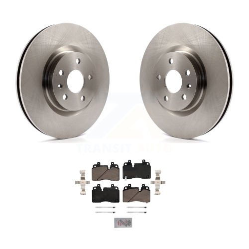 Front Brake Rotors Ceramic Pad Kit For Chevrolet Corvette With 320mm Diameter Rotor K8A-104605