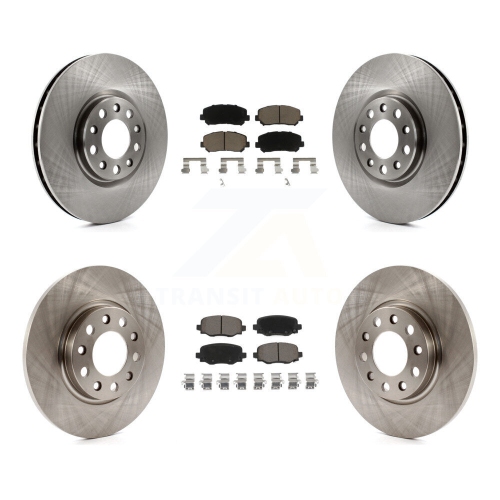 CMX  Front Rear Brake Rotor & Ceramic Pad Kit for Chrysler 200 With 305MM Diameter K8C-100998