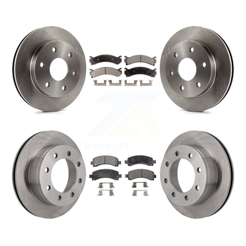 Rotor de frein arrière avant et plaquettes semi-métalliques pour Chevrolet Express 2500 GMC Savana K8F-100727 2006