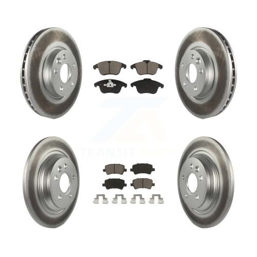 Kit de plaquettes en céramique pour rotor de frein avant arrière pour Volvo S60 avec diamètre 300&nbsp;mm KGC-101250