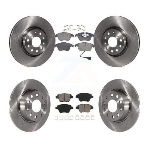 Disques de frein arrière avant et plaquettes semi-métalliques pour la Passat K8S-101282 2012-2014 de Volkswagen