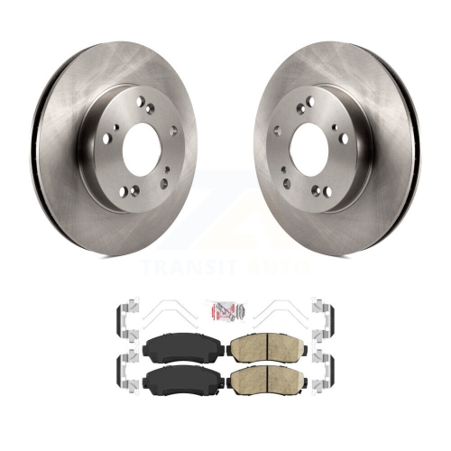 TRANSIT AUTO  Front Brake Rotor And Ceramic Pad Kit for 2015 Honda Civic Lx Se With Manual Transmission K8A-107039