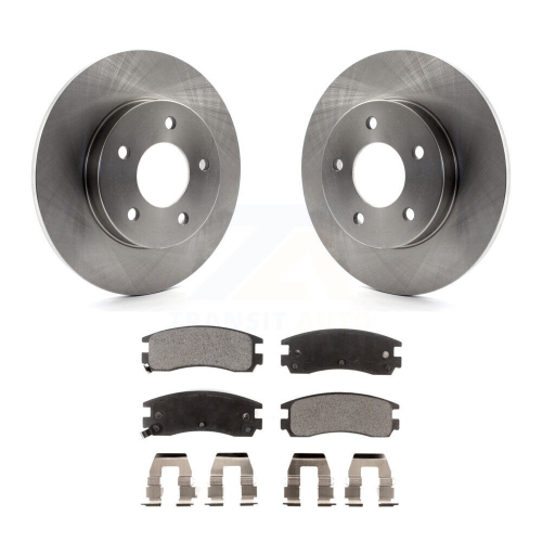 Detroit Axle Rear Drilled & Slotted Brake Rotors With Ceramic Pads – Cadillac Eldorado/Seville, Olds Toronado, Buick Riviera