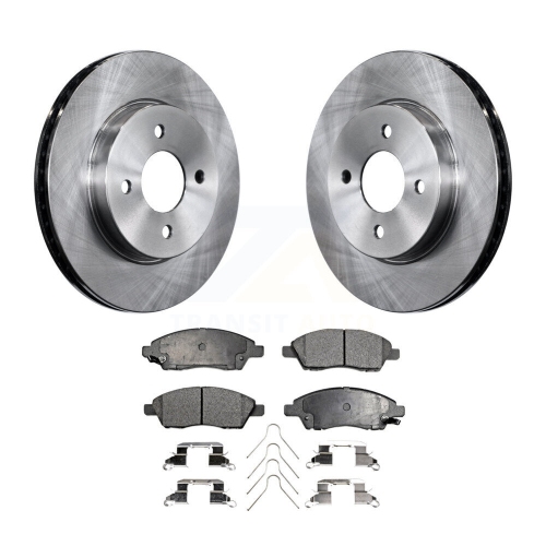 TRANSIT AUTO  Front Disc Brake Rotors And Semi-Metallic Pads Kit for Nissan Micra Versa Note K8F-100600