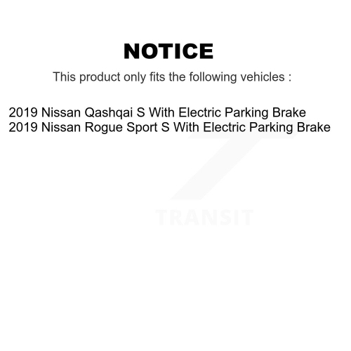 Kit de disque de frein à plaquette en céramique avant arrière pour Nissan Rogue Sport avec stationnement électrique 8&nbsp;A-102568