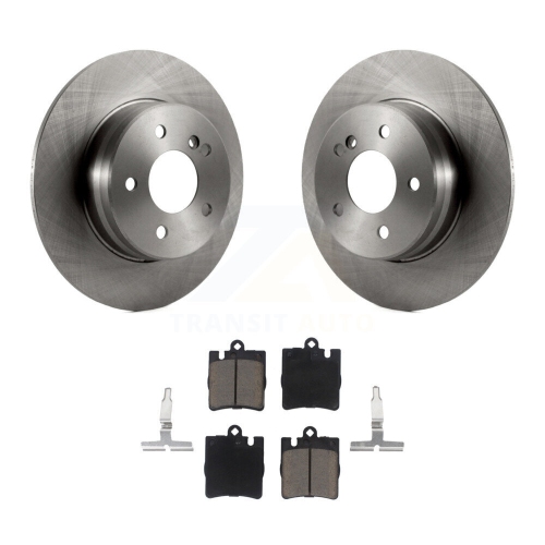 CMX  Rear Brake Rotor Ceramic Pad Kit for Mercedes-Benz C230 Slk350 Clk320 E320 C280 C240 C320 K8C-102060