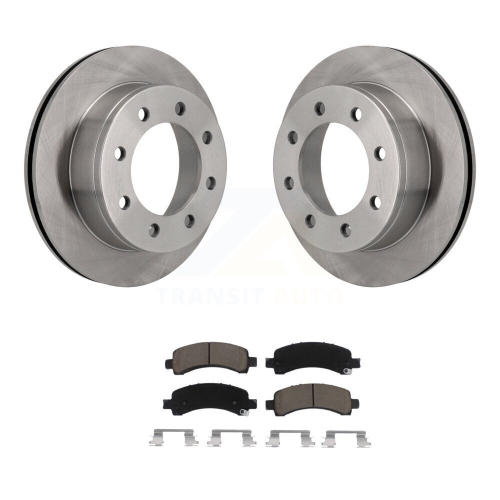 CMX  Rear Disc Brake Rotors And Ceramic Pads Kit for Gmc Chevrolet Savana 2500 Express 3500 K8C-101822