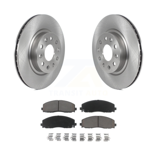 CMX  Front Disc Brake Rotor & Ceramic Pad Kit for 2018-2024 Jeep Wrangler With Standard Brakes K8C-100340