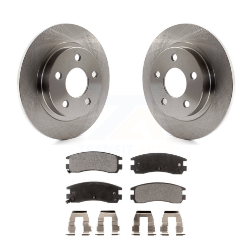 TRANSIT AUTO  Rear Brake Rotors Ceramic Pad Kit for Buick Lesabre Pontiac Bonneville Park Avenue Aurora K8T-101633