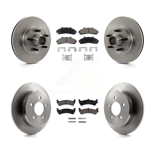 CMX  Front Rear Disc Brake Rotors Ceramic Pad Kit for Ford Ranger Explorer Mercury Mountaineer K8C-102630