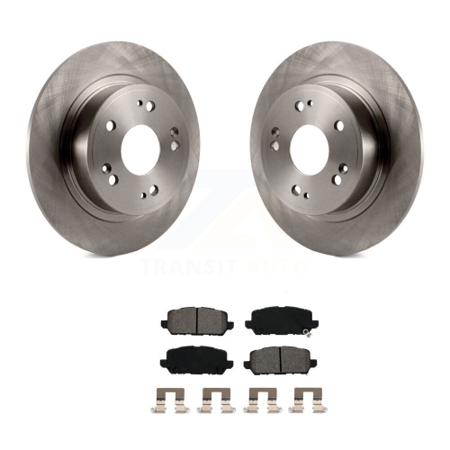TRANSIT AUTO  Rear Disc Brake Rotors And Semi-Metallic Pads Kit for 2016-2022 Honda Hr-V K8S-102719