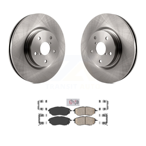 Image 1 of 10.. Front Disc Brake Rotors And Ceramic Pads Kit For Subaru Outback WRX Legacy Tribeca B9 K8A-103750