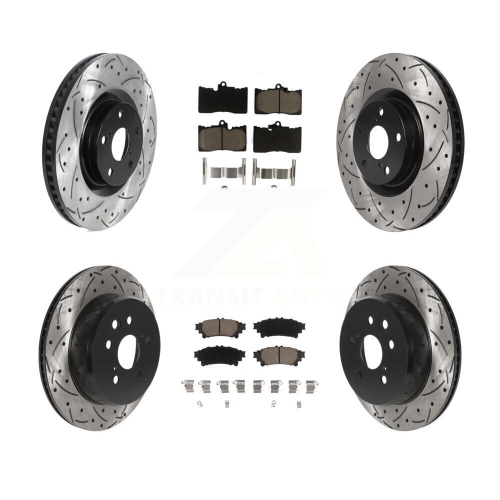 Image 1 de 10.. Jeu de plaquettes en céramique pour disque de frein avant arrière pour Lexus IS300 IS350 GS350 RC350 RC300 KDC-100001