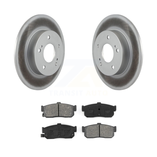 Image 1 de 10.. Disques de frein à disque enduits arrière et plaquettes semi-métalliques pour Nissan Maxima INFINITI I30 KGS-101275