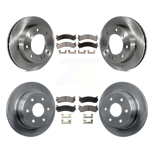 Image 1 de 10.. Plaquettes de frein arrière avant en céramique pour Chevrolet Silverado 2500 HD Suburban GMC K8T-100785 2003