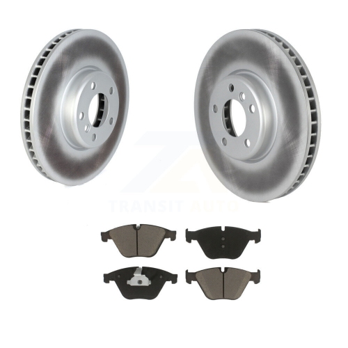 Image 1 de 10.. Disques de frein avant recouverts et plaquettes en céramique pour BMW 535i KGC-102169 2011-2013
